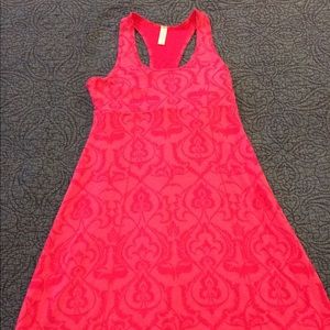 Pink pattern sporty dress